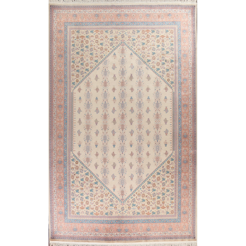 Karrol One-of-a-Kind 9'11" X 14'3" Wool Area Rug in Beige