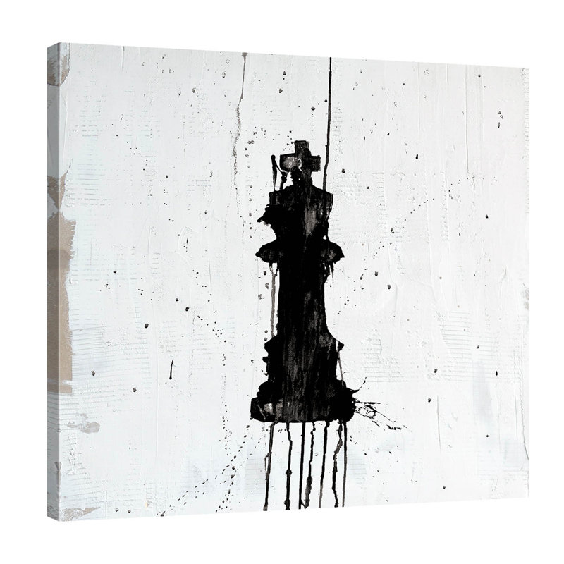 « king » par kent youngstrom, reproduction d’art sur toile tendue, H 18 po x l 18 po x P 1,5 po