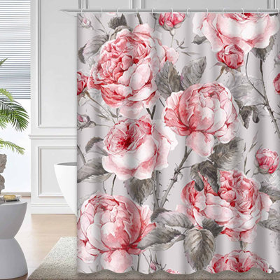 Vintage Floral Seamless Watercolor Bouquet English Roses Beautiful with 12 Hooks