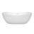 Rebecca 65'' x 32'' Soaking Acrylic Bathtub-50480690