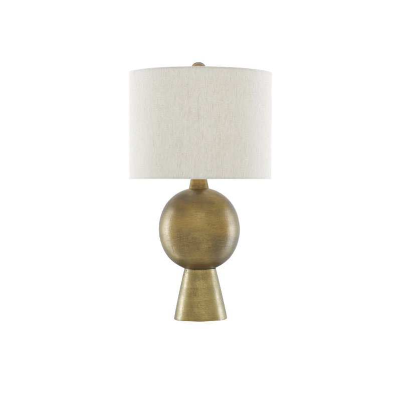 Lampe de table 27 po Rami, Laiton antique
