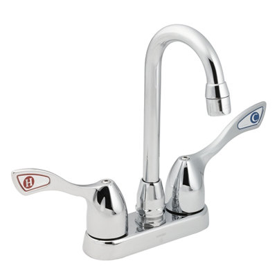 Commercial Two Handle Bar Faucet in Chrome