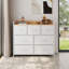 7-Drawer Metal Frame with Fabric Drawers