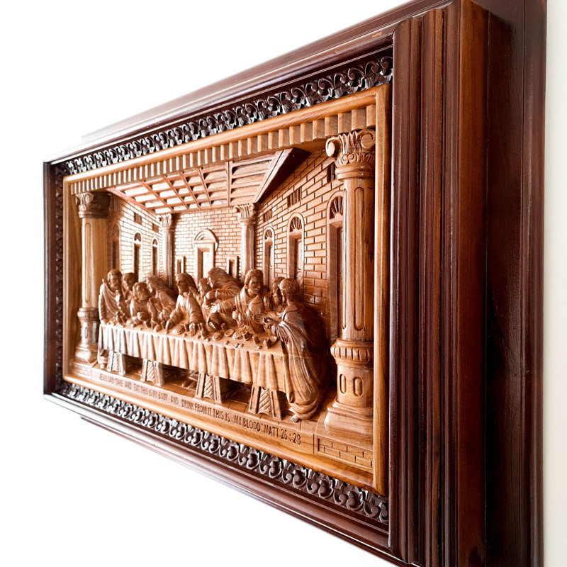 Handmade Traditional Religious & Spiritual Solid Wood Wall Decor