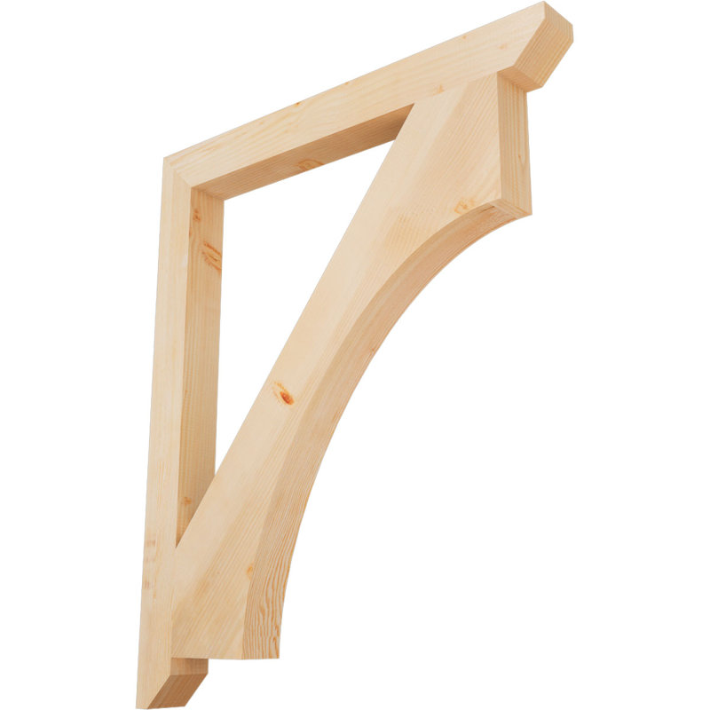 Support à lattes l 3 3 po x P 40 po x H 48 po Westlake, Sapin de Douglas, H 48 po x l 3,5 po x P 40 po
