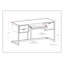  Bureau en bois massif Hampden