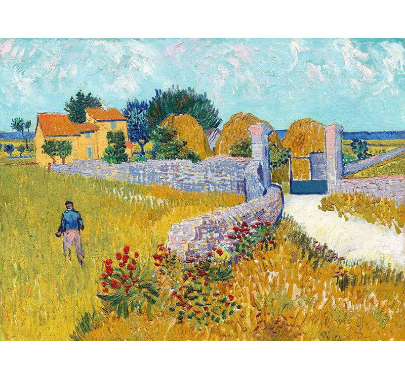 «August Farm®» par Van Gogh, Vincent, H 36 po x l 47 po