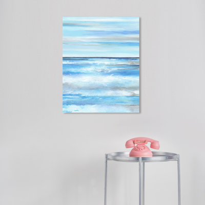 «Blue Journey On Canvas» par Wynwood Studio, reproduction