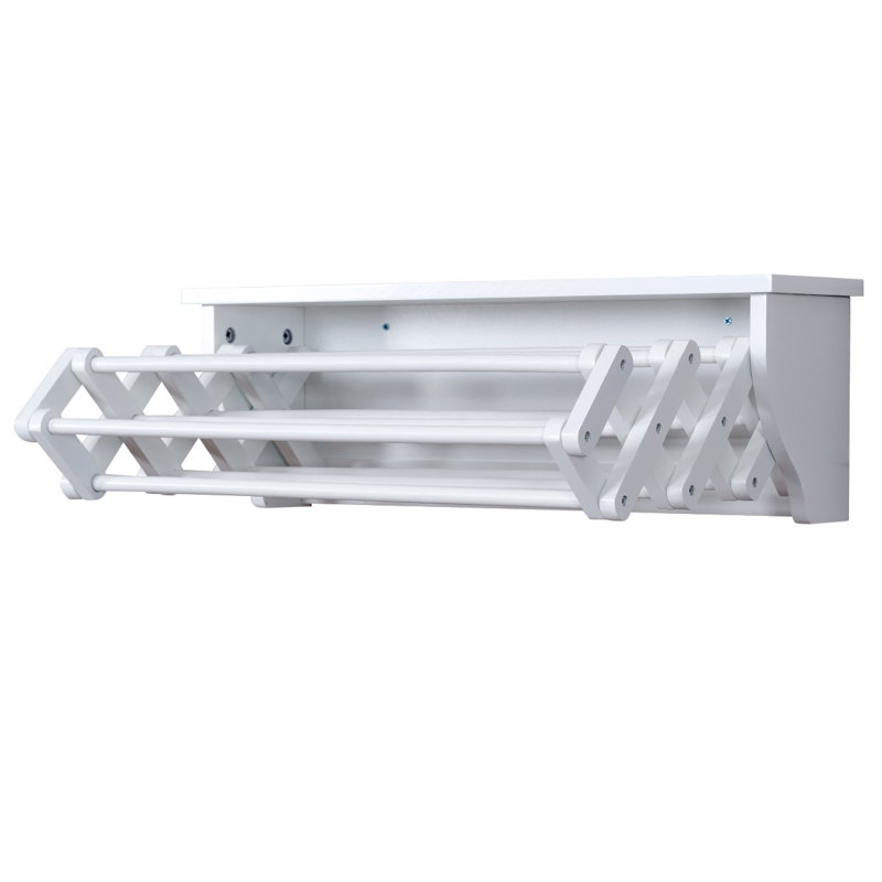 Wood Foldable Wall-Mounted Drying Rack