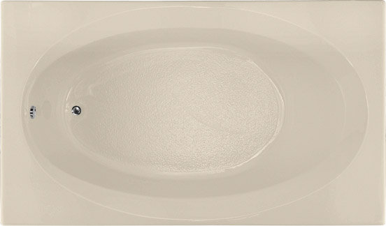 Builder 7242 72 " L x 42 " W Drop-In and Alcove / Tile in Soaking Acrylic Bathtub, Almond
