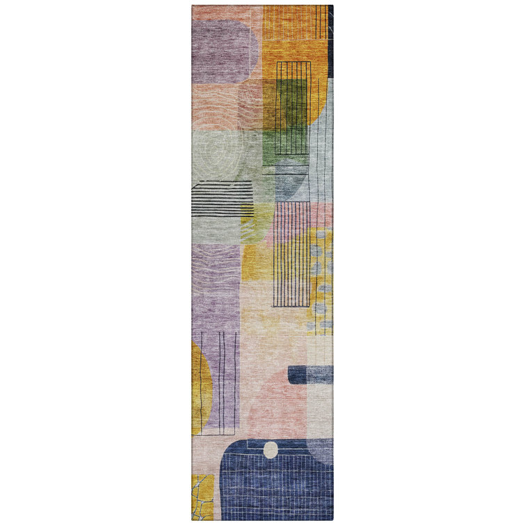 Machine Washable Indoor/Outdoor Chantille ACN1116 Rug