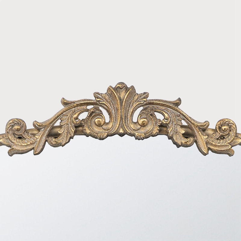 Miroir d'appoint mural Emmeline, Or, 66 po x 36 po