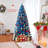 6 FT Artificial Christmas Tree, with 270 Warm White LED Lights 8 Lighting Modes-1581230394