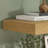 Oak-Colored Floating Wall-Mounted Shelves (2-Pack), With Concealed Brackets, Suitable For Various Spaces, Serving Both Decorative And Storage Purposes.-1139343116