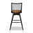 Daltrey Swivel Upholstered Counter Stool with Solid Wood Frame-93477884-93477909