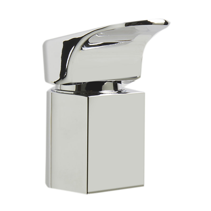Robinet de baignoire romaine monocommande à fixation sur le comptoir avec inverseur et douchette, Chrome poli