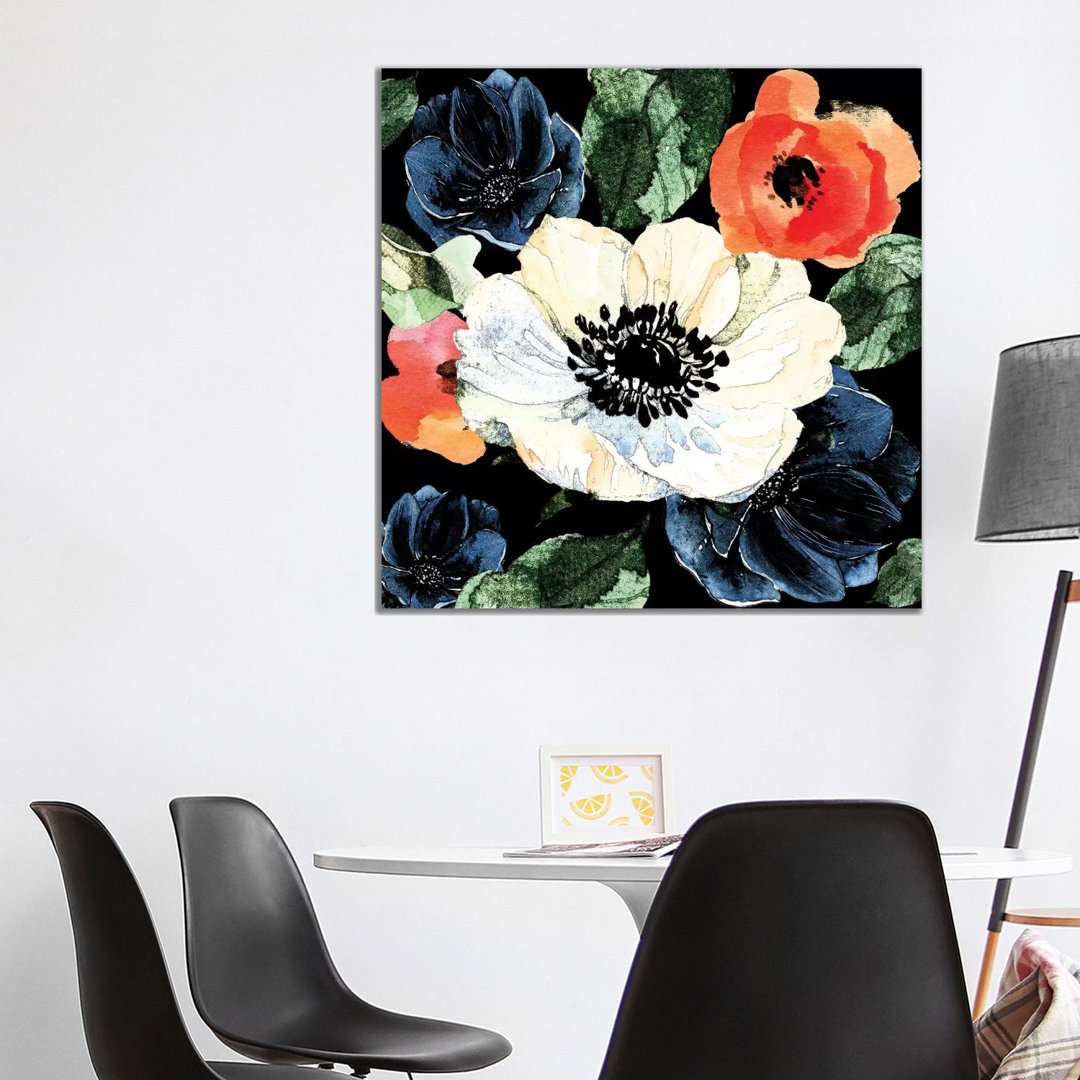 Flowers Nova - Wrapped Canvas Painting
