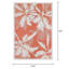 Tapis intérieur / extérieur floral ivoire Waddington-1737861510