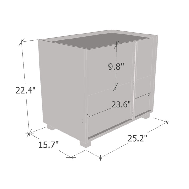 Table de chevet 25,2 po Averett