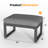 2 Pieces Outdoor Aluminum Ottoman-108685065