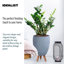 Multi-Directional Striped Egg Planter with Feet-590648295-590648294