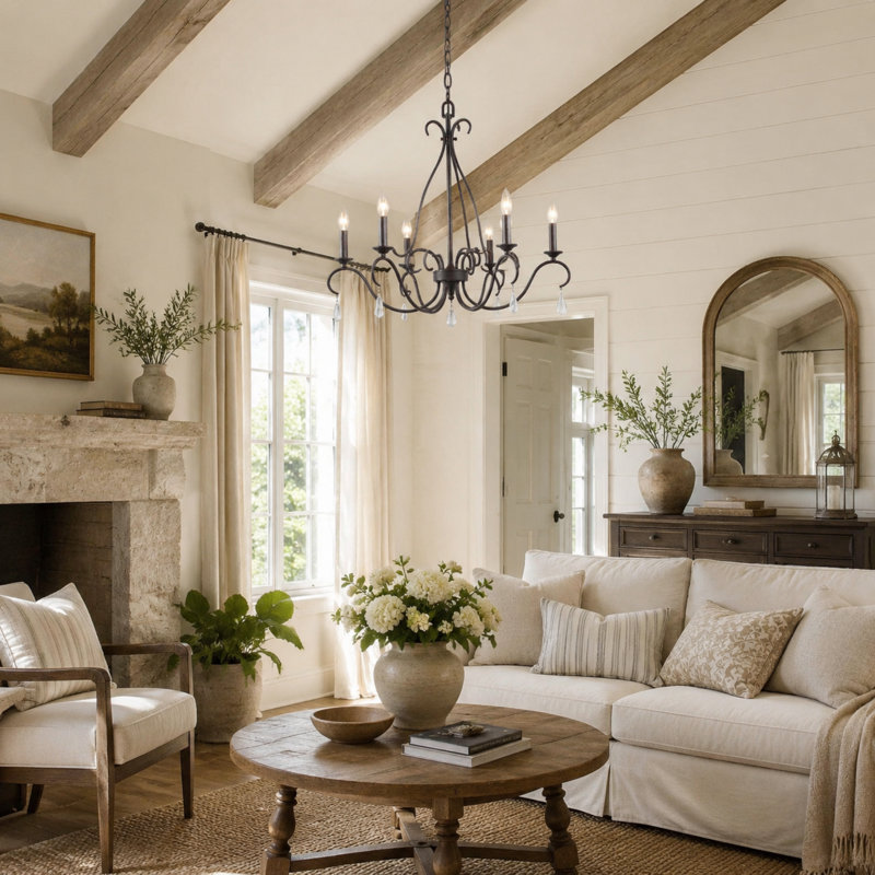 Otho 6 - Light Dimmable Classic / Traditional Chandelier