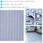 Tapis d'extérieur à chevrons bleu Dreams Classic-947848485