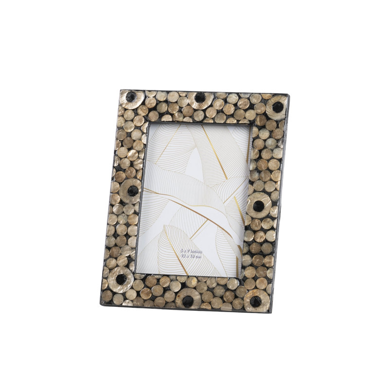 Capiz Photoframe 10x15 Cm 43087860DC264481A9D1458A800A156B, 25cm H x 20cm W x 2cm D