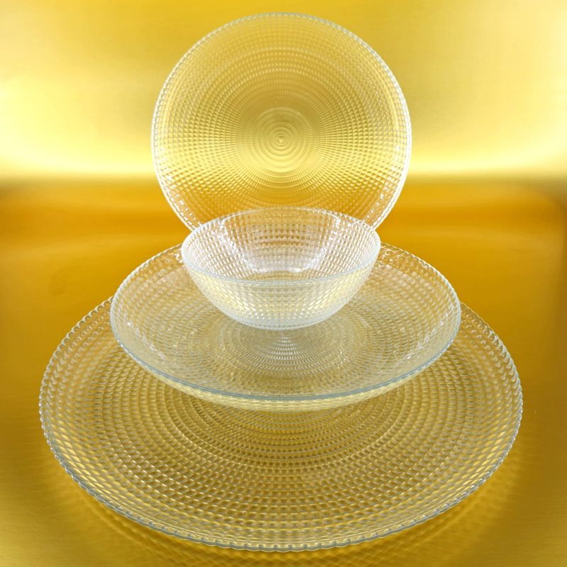 Mackai Glass Dinnerware Set of 16
