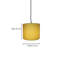 Cylinder Shades Cotton Drum Pendant Shade ( Screw On )-510702881-510702880