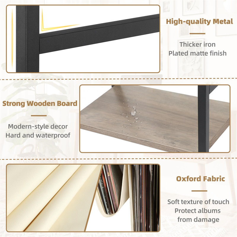 69cm H Media Shelves