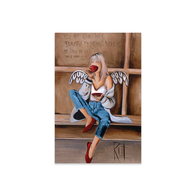 «You Are Altogether Beautiful» sur plastique / acrylique par Ruth's Angels