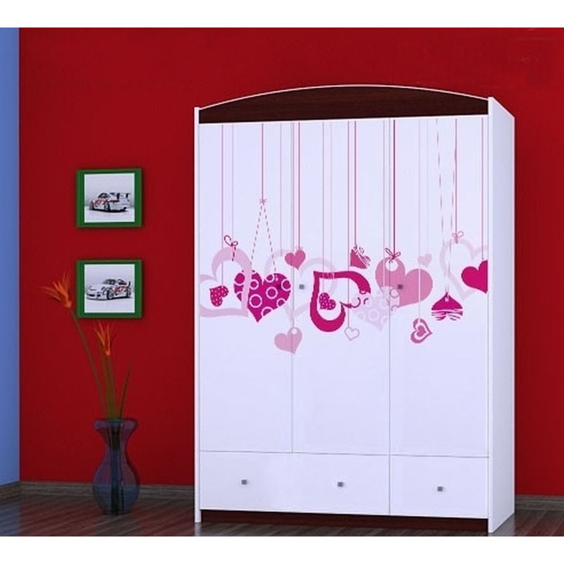 Nobles 3 Door Wardrobe, Black