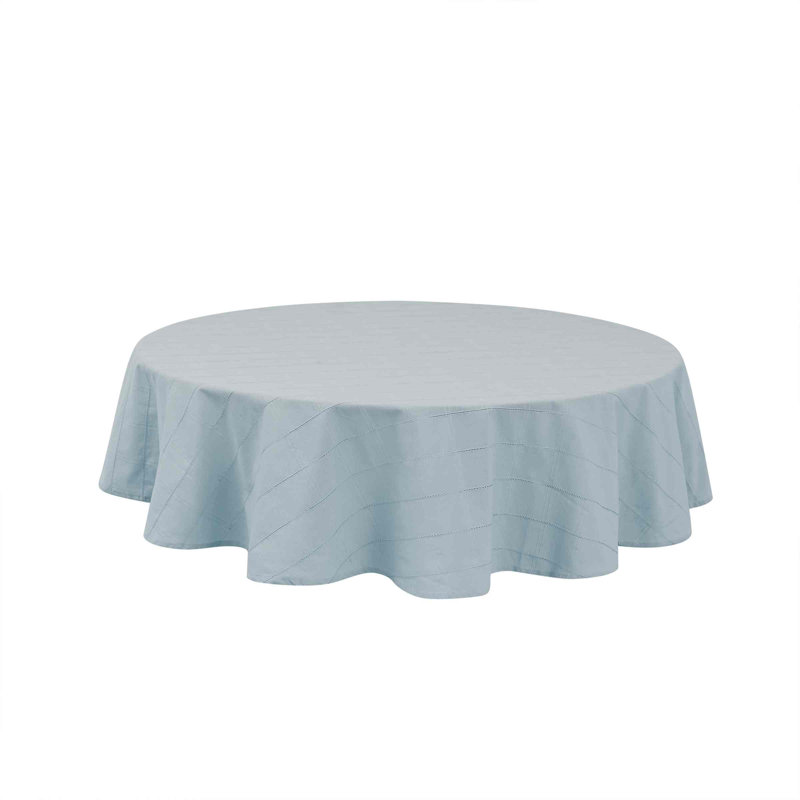 Izod Chadwick Linen 70" Round Tablecloth, Blue