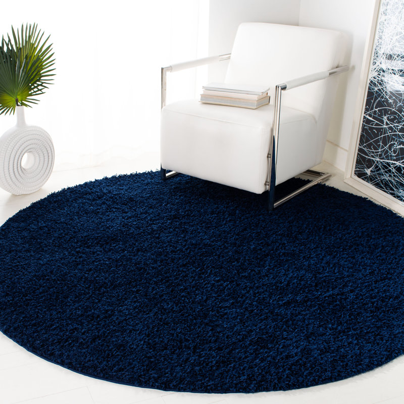 Tapis bleu marine Melfort, Rond 6 pi 7 po