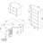 Khadesha 3 Piece Writing Desk Office Set-1072774229