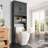 Cozy Design Over The Toilet Storage with Doors And Open Shelves-103237401-135574065