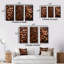 Aliments et grains de café torréfiés - ensemble de 3 impressions-147906153-147906152