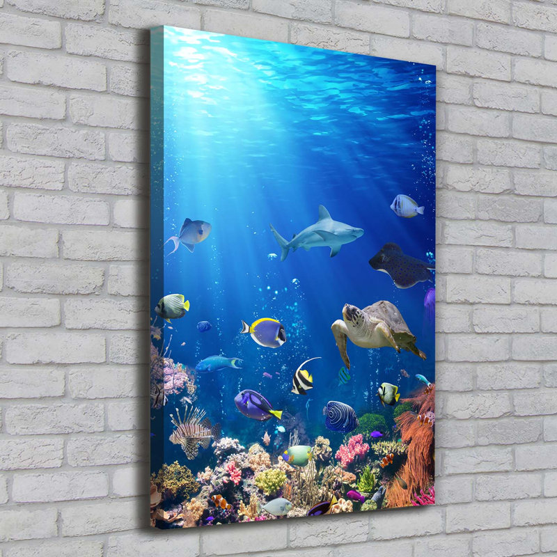 Coral reef 1 Piece Wrapped Canvas Wall Art