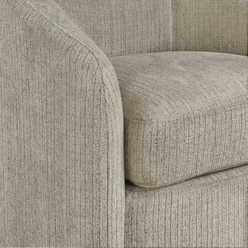 Sandiso Barrel Swivel Chair, Marble