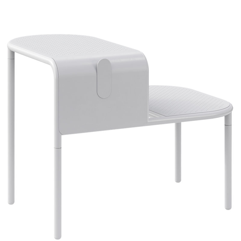 Table de pique-nique simple Juna, Blanc