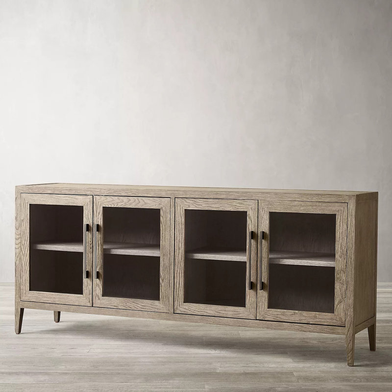 Vitrine simple de style français, Gris