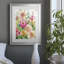 Jardin de fleurs - Peinture sur toile encadrée-151094921-151094920
