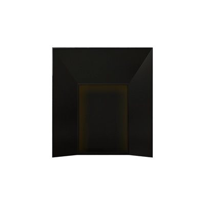 Black Manufactured Wood Electric Fireplace