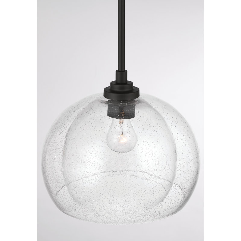 Luminaire suspendu / semi-encastré convertible 1 lumière Glint 12 po