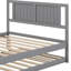 Lit plateforme avec lit gigogne réglable-1197482875