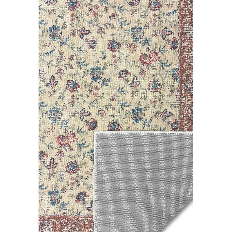 Edora Rectangle 230 cm x 160 cm Cotton and Chenille Area Rug