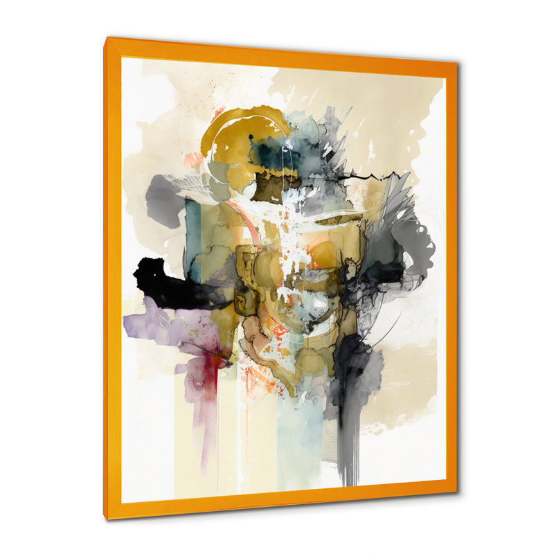 Alizarin - reproduction d'art sur toile, H 20 po x l 12 po x P 1 po, Impression dorée sur toile encadrée