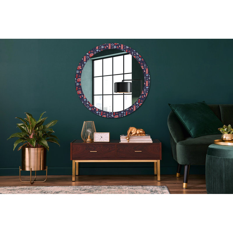 Huldar Glass Flat Wall Mirror