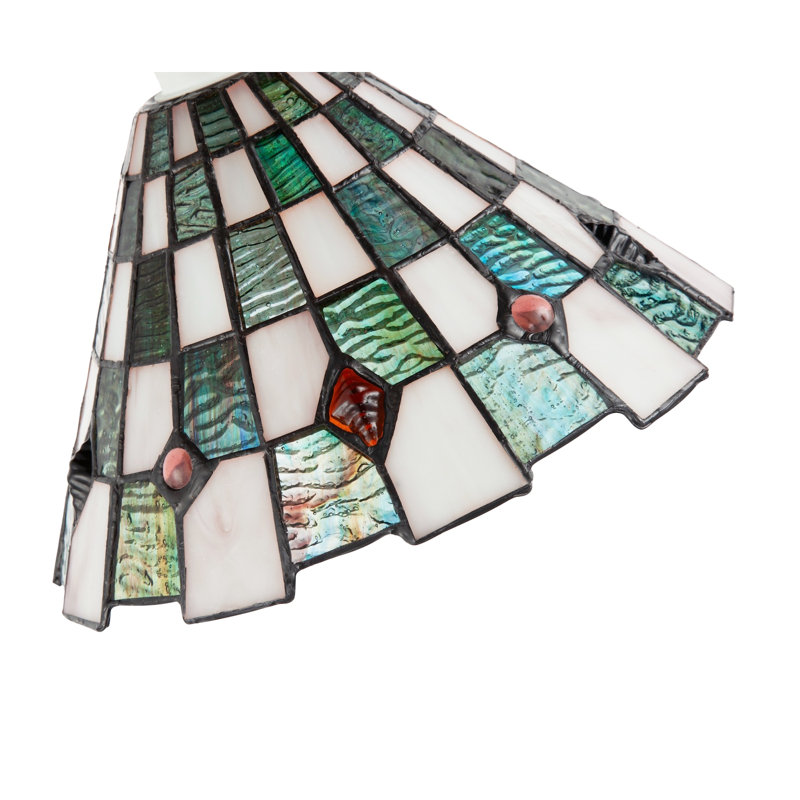 15cm H Glass Empire Pendant Shade ( No Direct Attachment Method ) in Green